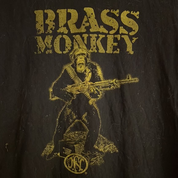 NineLine apparel Brass Monkey t shirt sz large - Picture 2 of 3